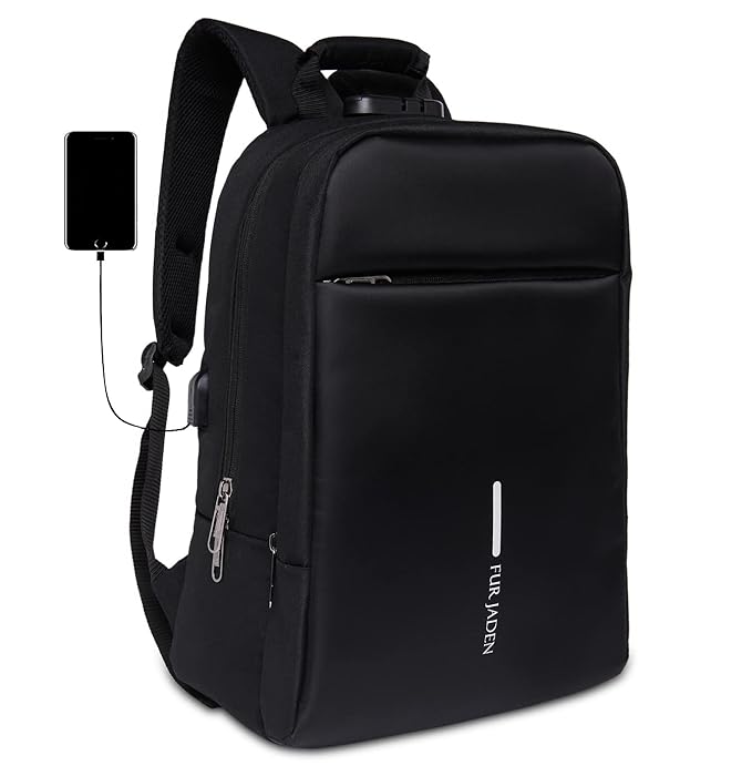 Black Anti-Theft Backpack – Fur Jaden Lifestyle Pvt Ltd