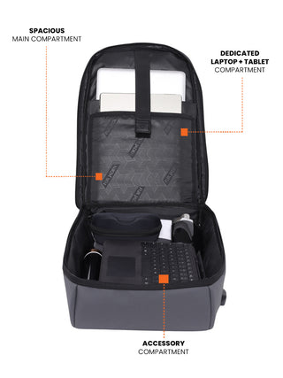 Pro-VII  Laptop Backpack I Space Grey