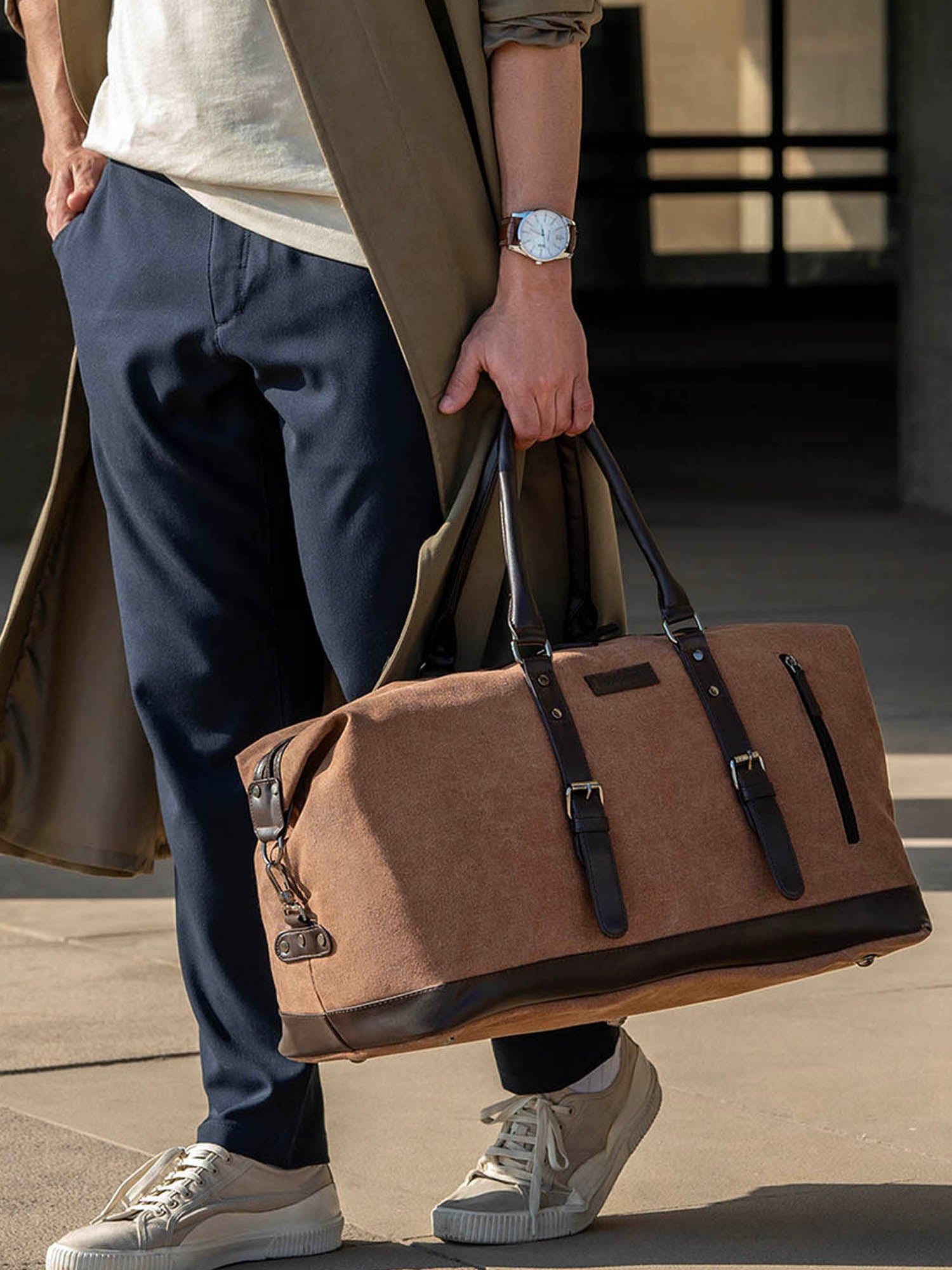 Buy Lavie Sport Strato Medium 55 cms Duffle Bag for Travel | Travel Duffle  Bag at Amazon.in